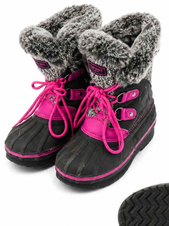 Other - London Fog Girls Winter Snow Boots | Pink & Black | Toddler